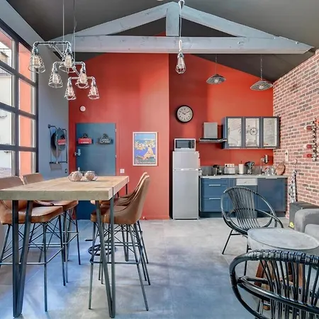 Apartment Superbe Loft Industriel 3 Pieces, Classe 4 Etoiles, Proche Palais Des Festivals